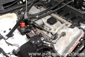 вытаскимваем свечи BMW E90