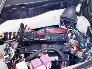 снимаем провода от ecu у39