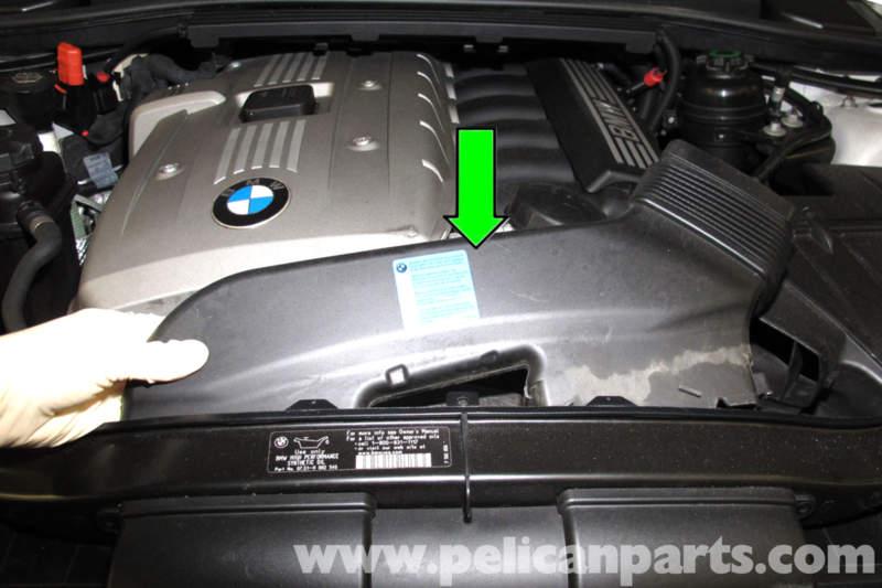 снять впускной канал e90