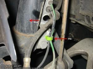 зажим колодок на BMW e46